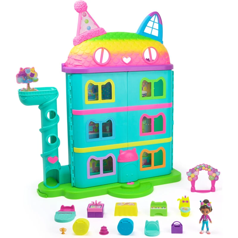 Gabby's Dollhouse Rainbow dukkehus 61 cm – 3+ år
