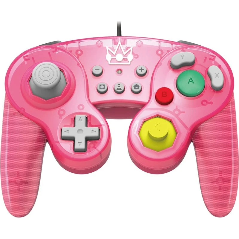 Hori Super Smash Bros Gamepad - Peach, lyserød