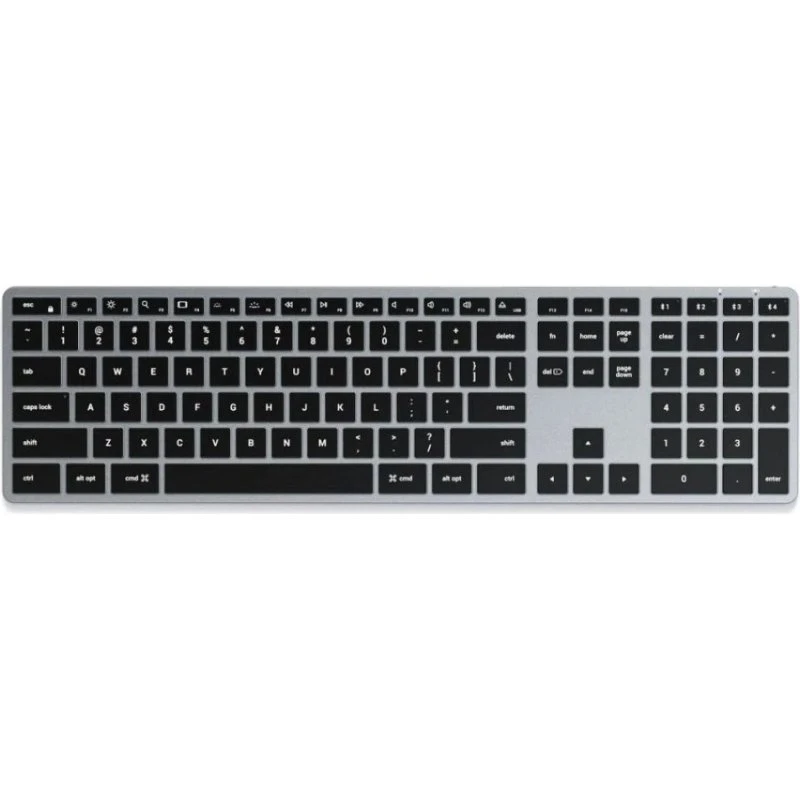 Satechi Slim X3 Baggrundsbelyst Mac Tastatur - Grå, US Engelsk