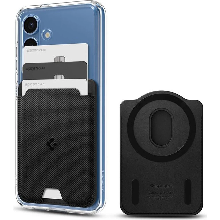 Spigen Urban Fit Wallet MagSafe - Sort til Samsung Galaxy S25