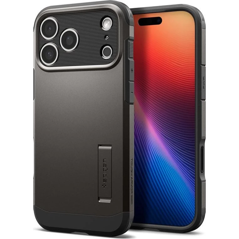 Spigen Tough Armor T MagSafe - Gunmetal - iPhone 17 Pro