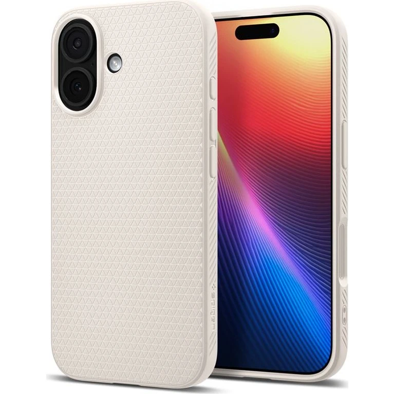 Spigen Liquid Air - Natural Titanium - iPhone 17