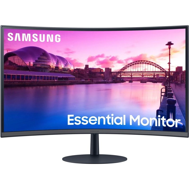 Samsung S27C390EAU 27" Buet Skærm, Full HD, Sort
