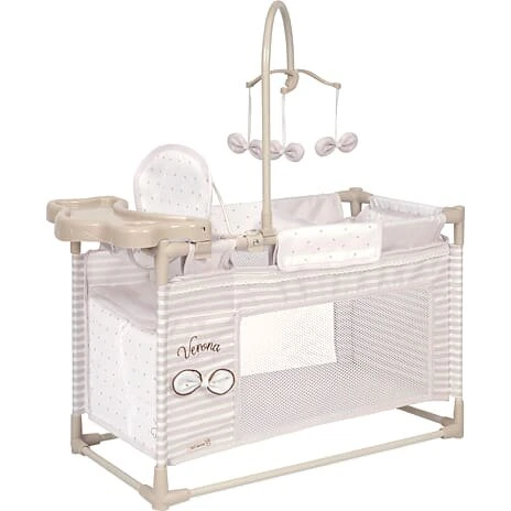 Verona vugge, stol og seng til dukker - op til 42 cm