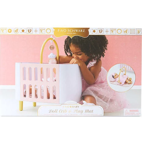 FAO Schwarz dukkeseng med tilbehør