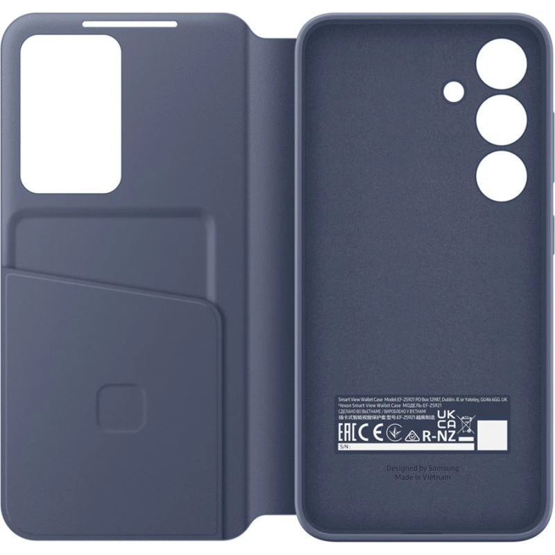 Samsung Smart S View Wallet Cover til Galaxy S24, Lilla