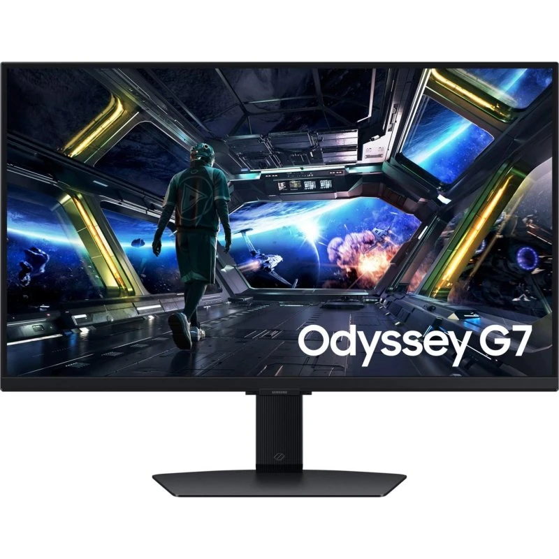 Samsung Odyssey G70D 27" 4K 144Hz Gaming Skærm, Sort