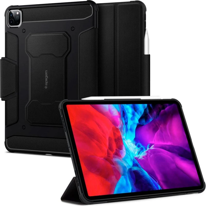 Spigen Rugged Armor Pro - Sort - iPad Pro 11" (2018-2022)