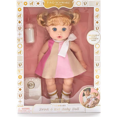 FAO Schwarz dukke 35 cm