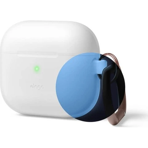 Elago AirPod 3 Hang Silikoneetui Nightglow Blå