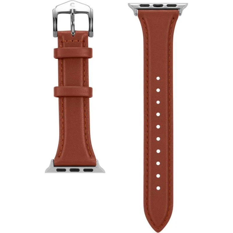 Spigen Kajuk Læderrem, Chestnut, Apple Watch 40/41mm