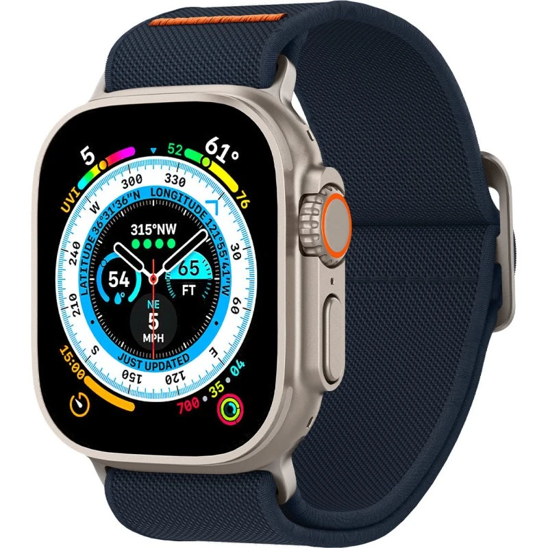 Spigen Lite Fit Ultra Armbånd til Apple Watch 49mm/46mm/45mm/44mm – Navy