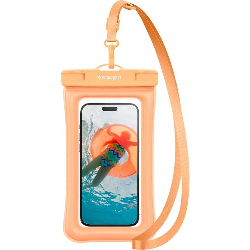 Spigen A610 Aqua Shield Vandtæt Flydende Telefonhylster - Apricot