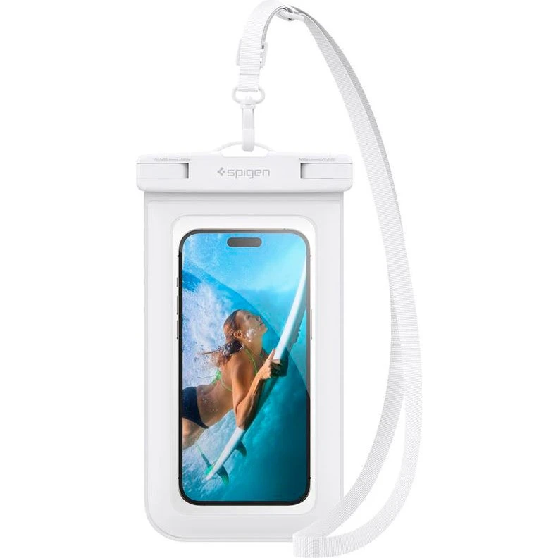 Spigen A601 Aqua Shield Vandtæt Telefonhylster, Hvid