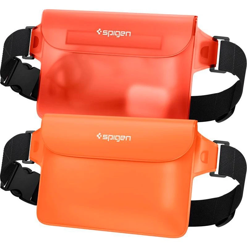 Spigen A620 Aqua Shield Vandtæt Bæltetaske 2pk - Sunset Orange