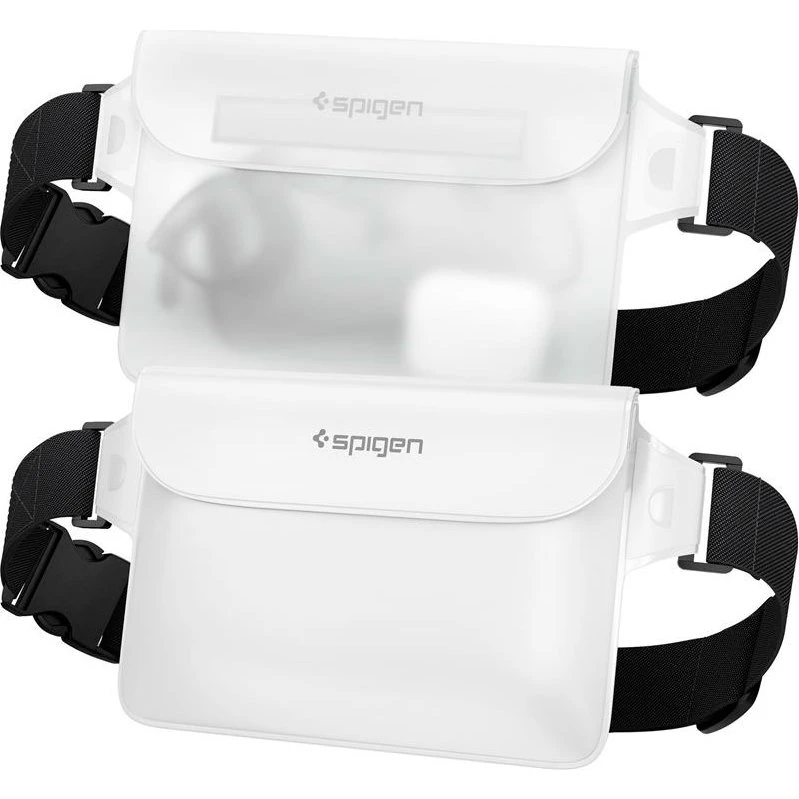 Spigen A620 Aqua Shield Vandtæt Bæltetaske 2pk, Hvid