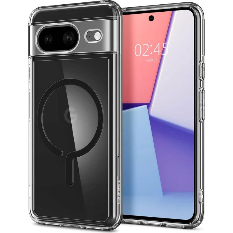Spigen Ultra Hybrid OneTap MagSafe Cover til Google Pixel 8, Sort