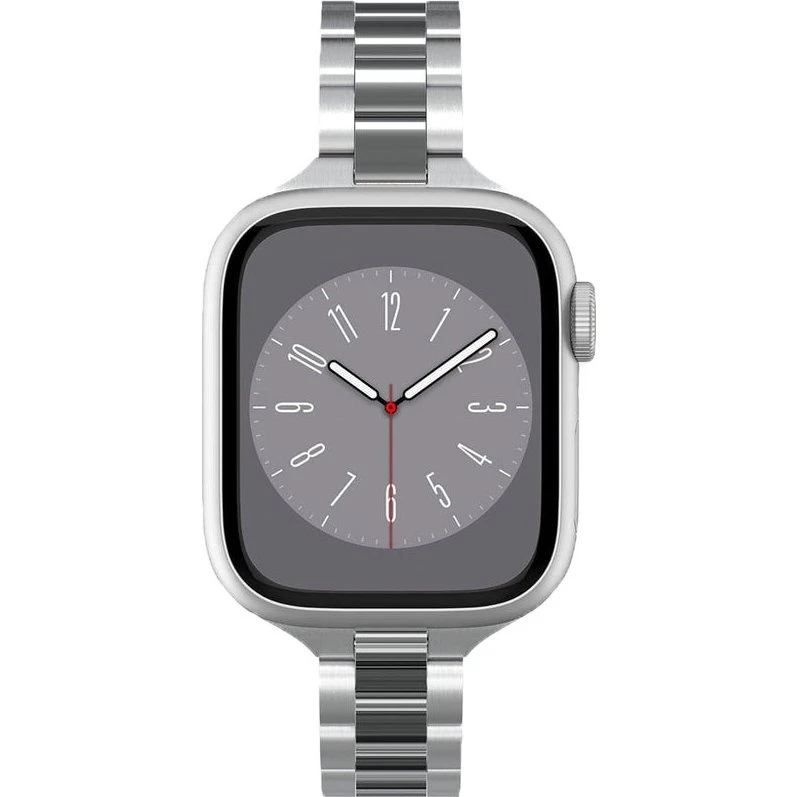 Spigen Modern Fit 316L Armbånd, silver, Apple Watch 38-42mm