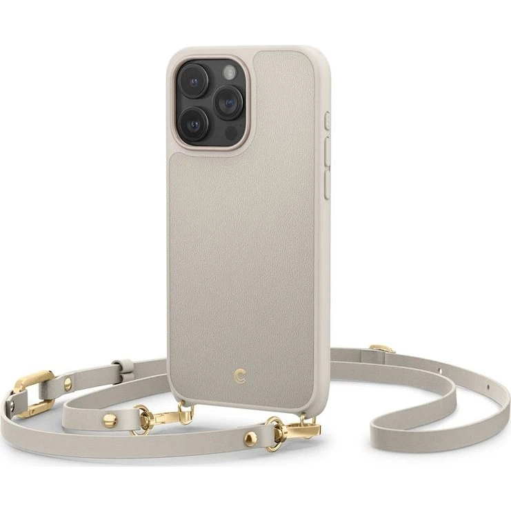Spigen Cyrill Classic Charm MagSafe Cover til iPhone 15 Pro Max, Cream