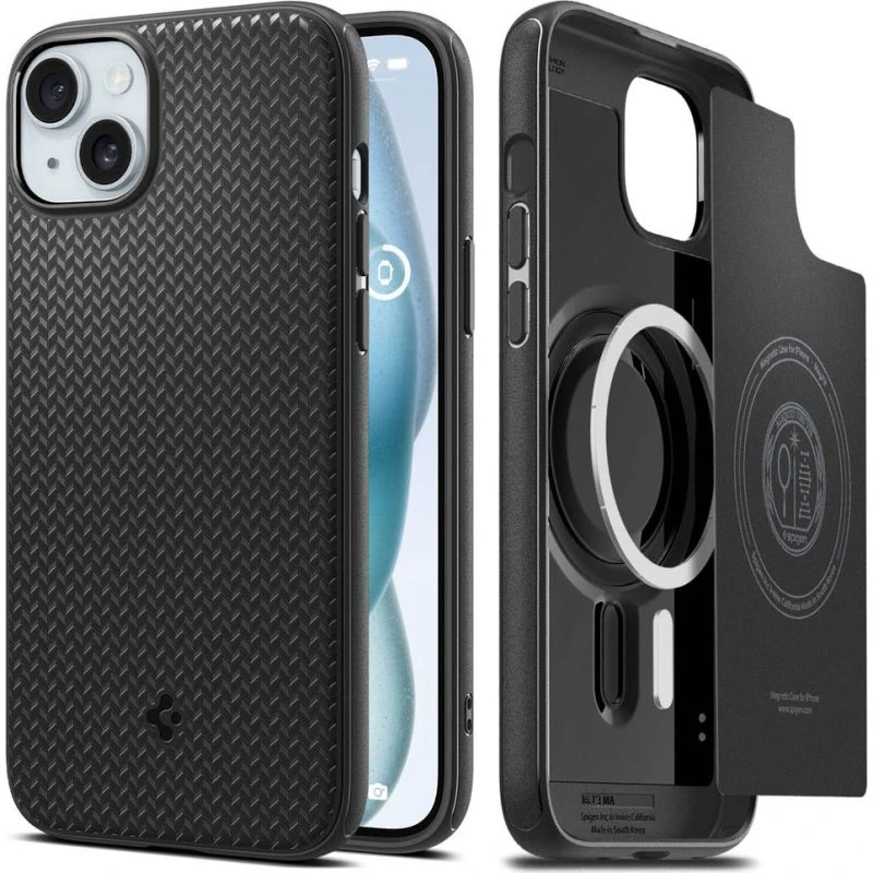 Spigen Mag Armor MagSafe - Matte Sort - iPhone 15