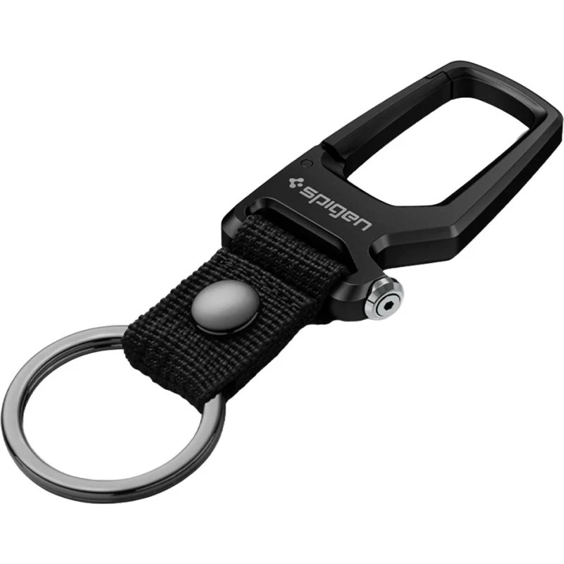 Spigen Carabiner med Nøglering, Sort