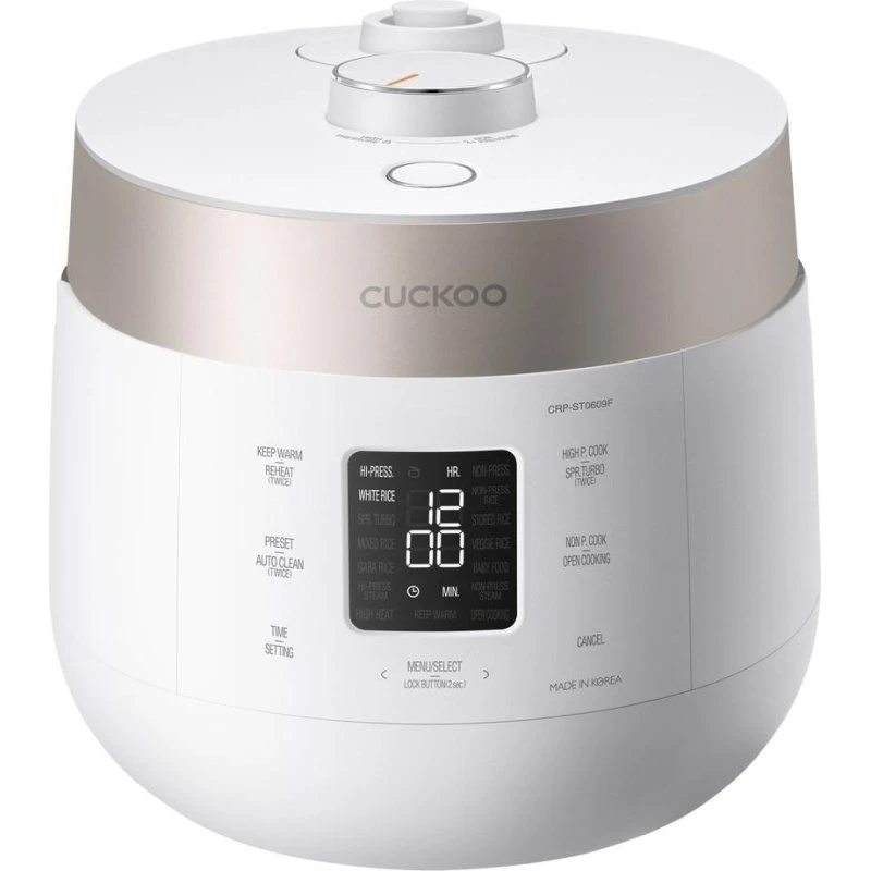 Cuckoo CRP-ST0609F Riskoger 1,08 L, 880 W, champagne/hvid