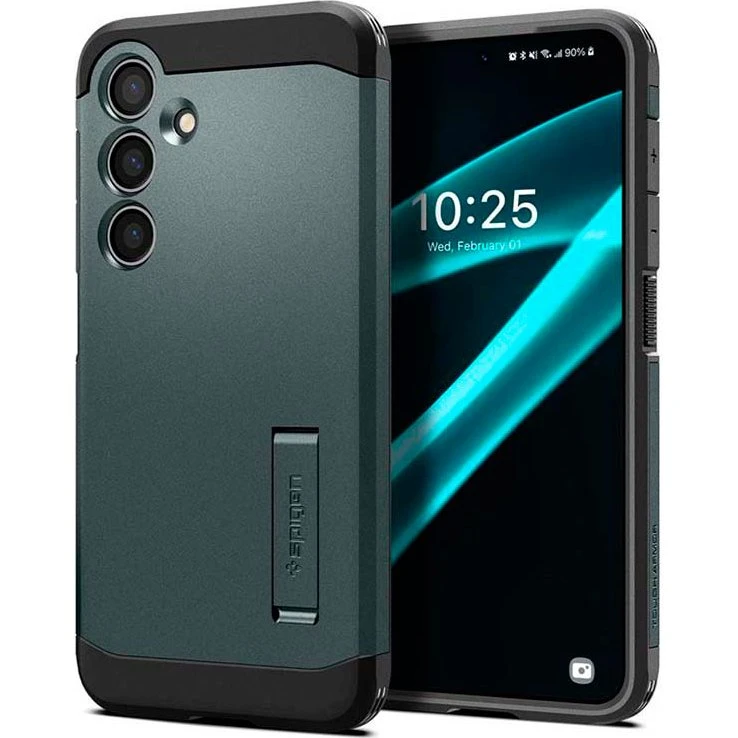 Spigen Tough Armor Case, Abyss Green til Samsung Galaxy S24+