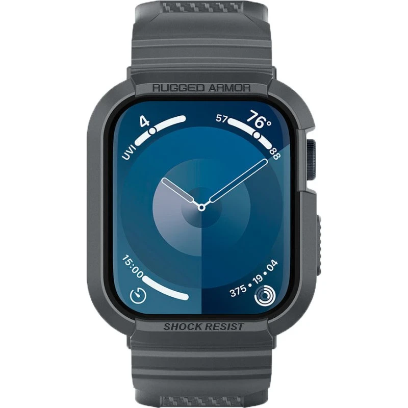 Spigen Rugged Armor Pro Mørkegrå for Apple Watch 44/45mm