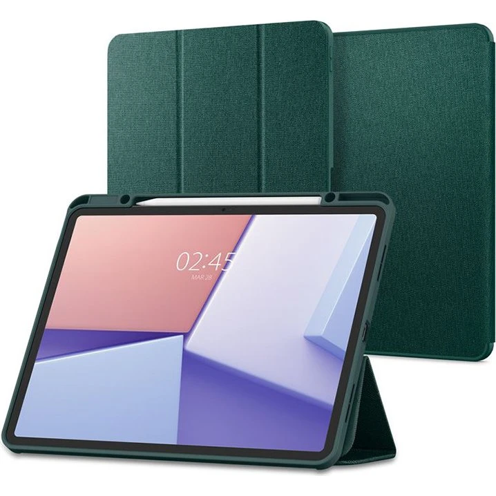 Spigen Urban Fit Midnight Green iPad Air 13" 2024/2025/2026