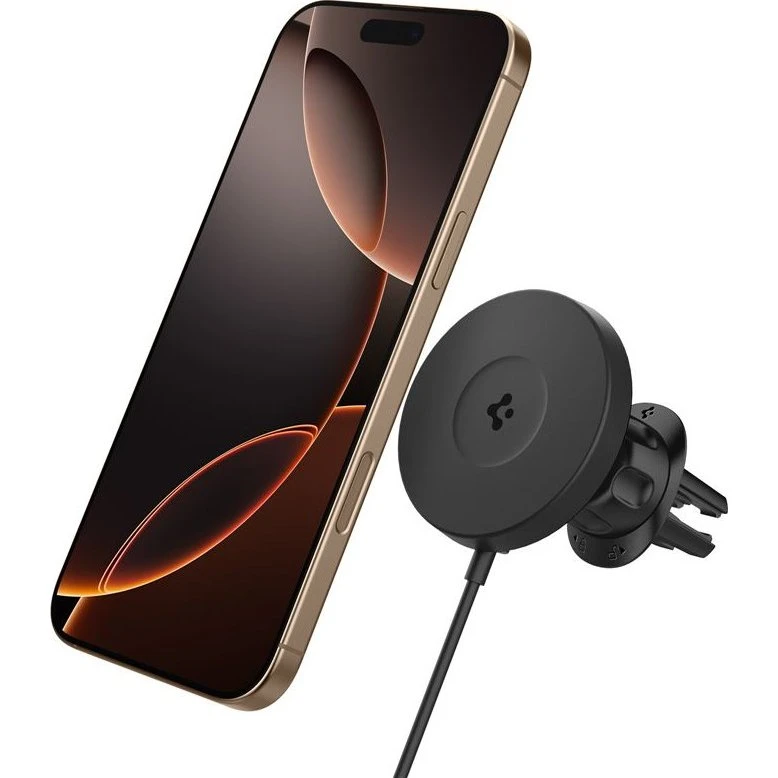 Spigen OneTap Pro 4 MagSafe Biloplader - Sort
