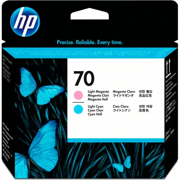 HP 70 Printhoved Lys Cyan/Lys Magenta for DesignJet Z2100/Z3100