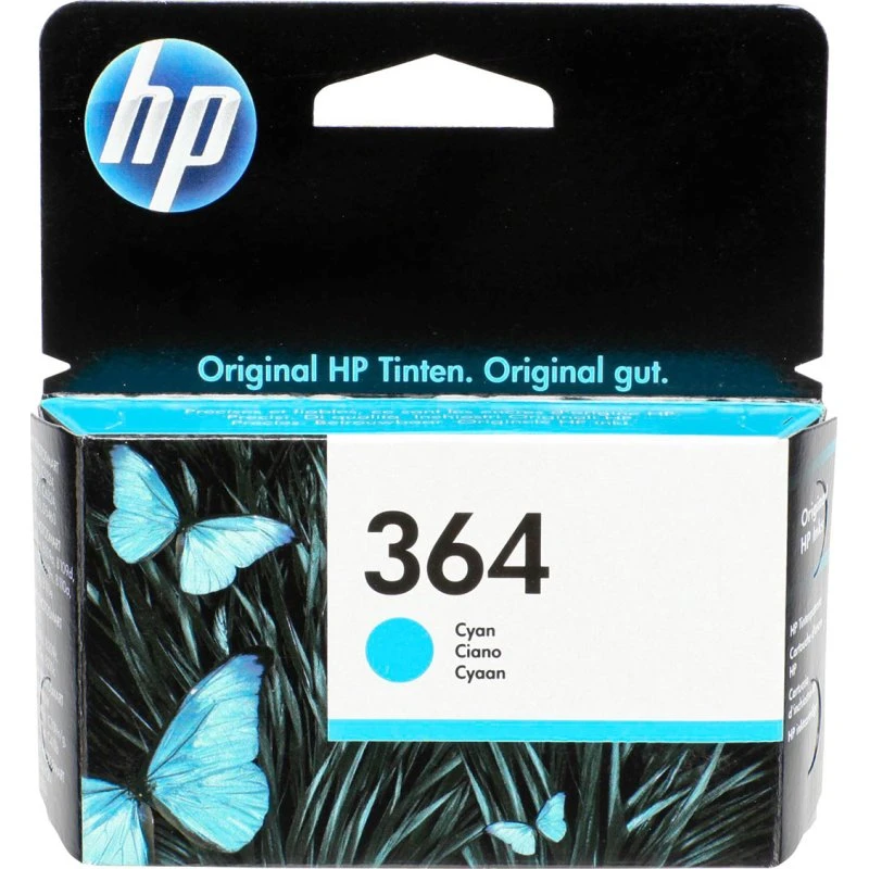HP 364 Cyan Blækpatron (Original)