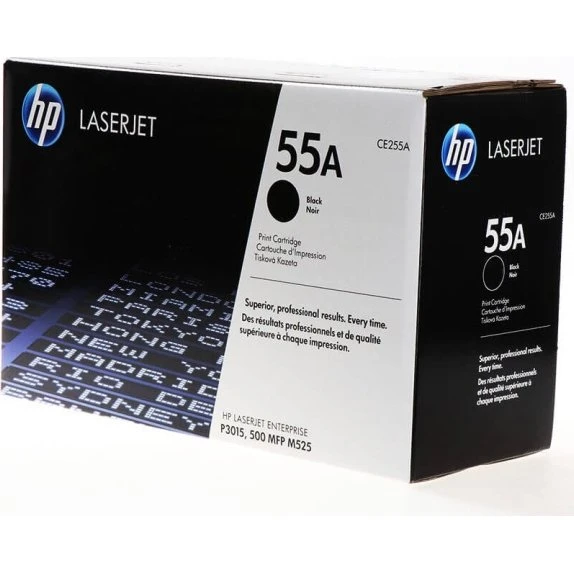 HP 55A CE255A Sort Laser Toner (6.000 sider)