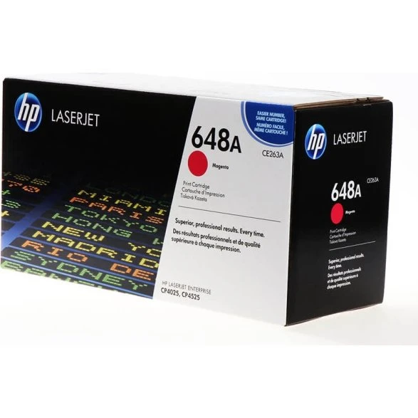 HP 648A CE263A Magenta Toner – 11.000 sider, original