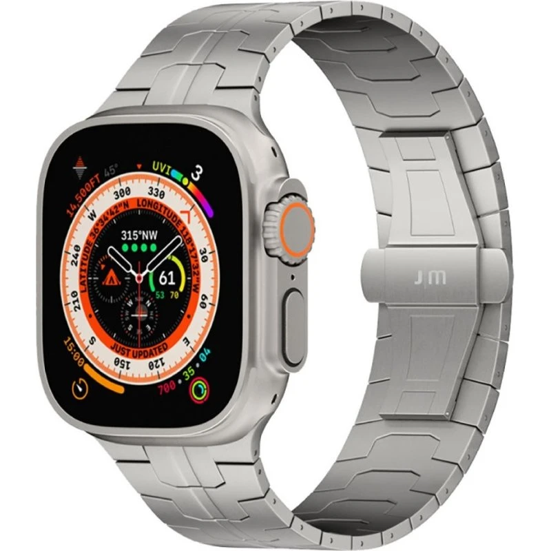 Just Mobile Titanium Urrem til Apple Watch Ultra 1 & 2 (49mm)