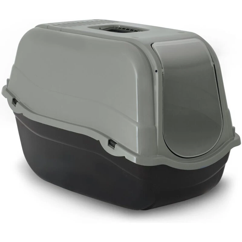MP Eco kattetoilet Romeo grå/sort 57x39x41 cm
