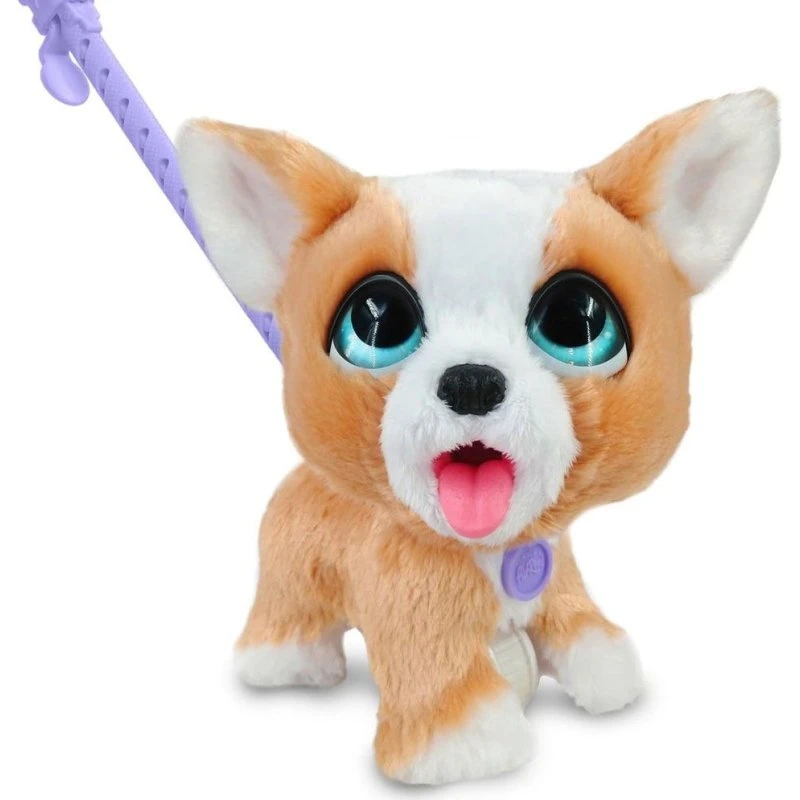 FurReal Poop-A-Lots Corgi 20 cm, interaktiv hund med gå- og poop-funktion