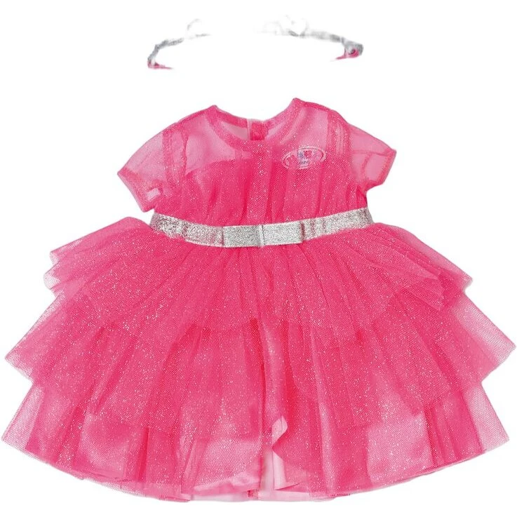 BABY born Prinsesseoutfit til 43 cm dukke – Pink (fra 3 år)