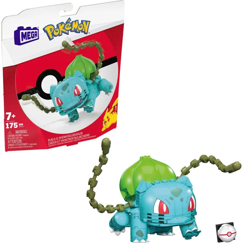 MEGA Construx Pokemon Bulbasaur Byggesæt (7 år+, 180 dele)