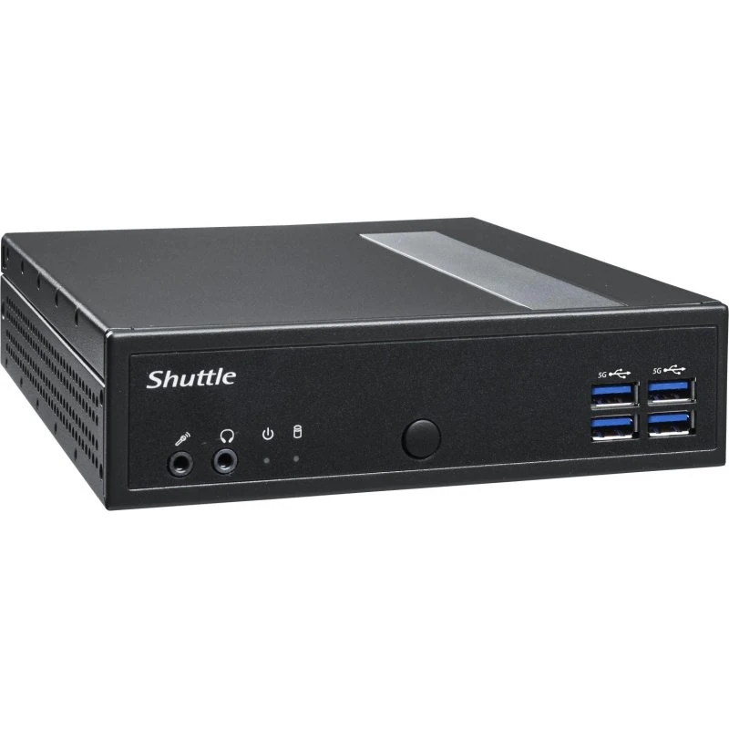 Shuttle XPC Slim DL30N Barebone Mini PC, Intel N100, Sort