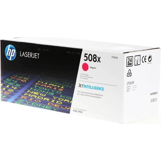 HP 508X Magenta Høj Kapacitet, 9500 sider