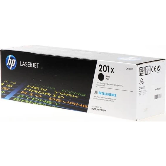 HP 201X CF400X Sort Høj Kapacitet Toner