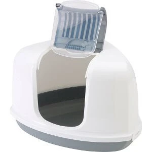 Savic Nestor Corner kattebakke, grå 58,5×45,5×40 cm