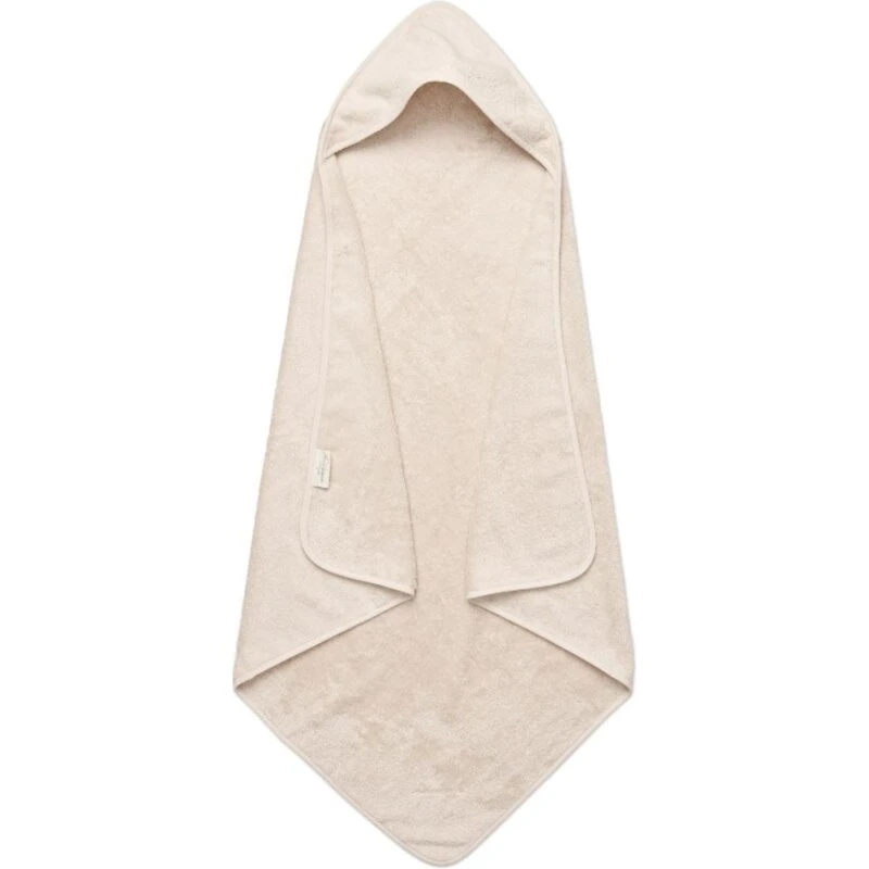 Lille Kanin Hættehåndklæde Terry Vanilla Ice 100x100 cm