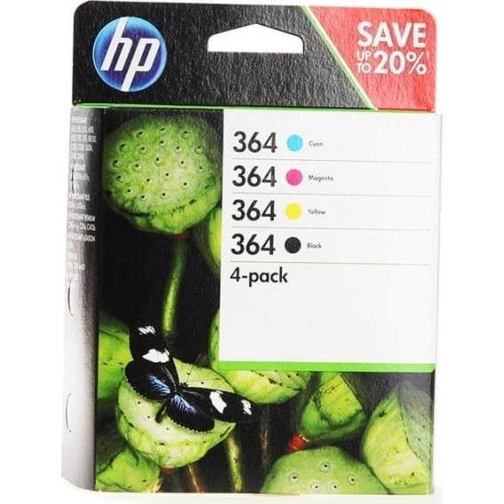 HP 364 Multipak Sort/Cyan/Magenta/Gul