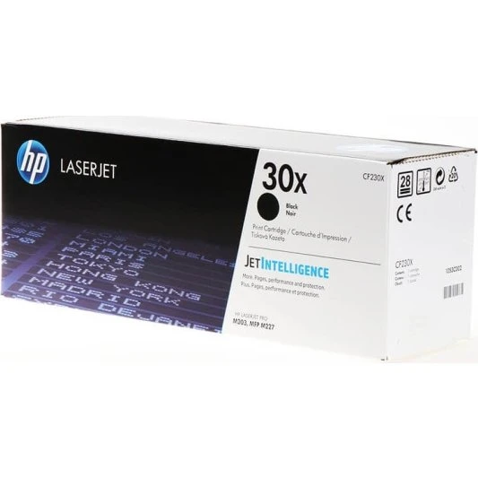 HP 30X CF230X Sort Toner, 3500 sider