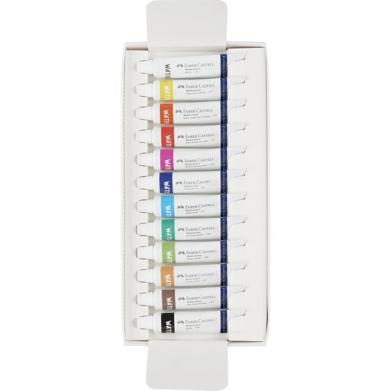 Faber-Castell Startersæt Vandfarver 12x9ml