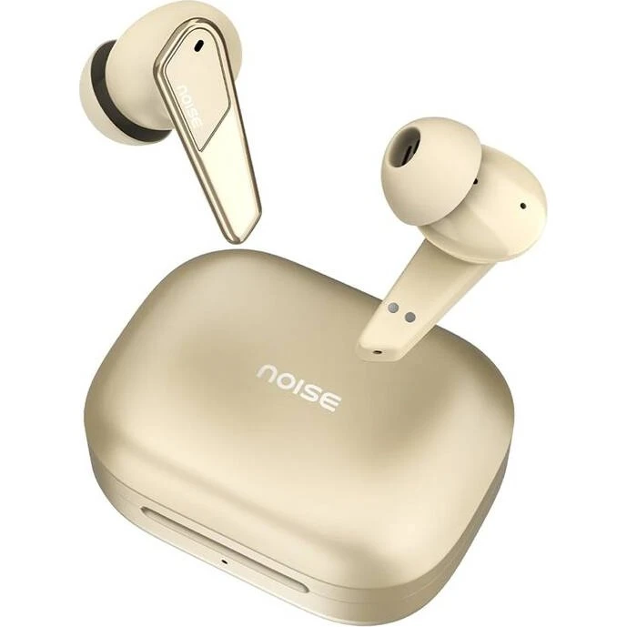 Noise Buds N1 Pro Earbuds, Beige – 60 Timer med Opladningsetui
