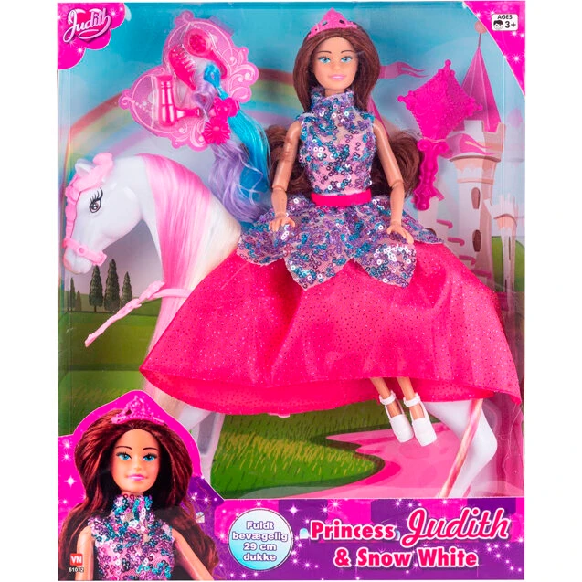 Judith Prince – Prinsesse Judith med hesten Snow White