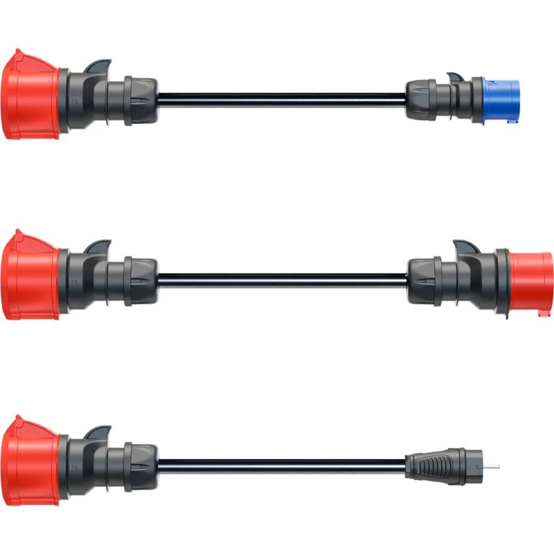Go-e Gemini Flex Adaptersæt 22 kW, 30 cm, sort